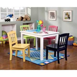 Furniture of America Sallie Youth 5-piece Table and Chair Set