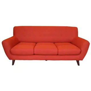 Porter Edie Pumpkin Orange Modern Sofa