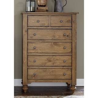 Southern Pines II Vintage Light Pine 5-Drawer Chest