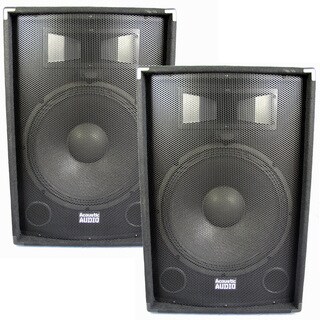 Acoustic Audio DR15 Pro 15-inch Speaker Pair PA DJ Karaoke Band 1400 Watts 2 Way New DR15-PR