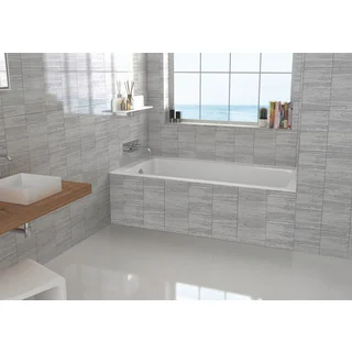 Fine Fixtures Alcove Bathtub With Left Side Fixed Tile Flange