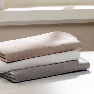 Madison Park Signature Cotton Linen Blend Pillowcases