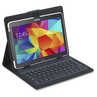 Compucessory Keyboard/Cover Case (Folio) for 10.1" iPad Air, Tablet - Black - 1/EA