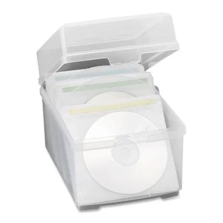 Compucessory CD/DVD Storage Box - 1/EA