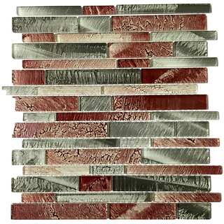 Upscale Designs 12-inch Glass Mesh-Mounted Mosaic Wall Tile (6 sheets)