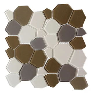 Upscale Designs 11.5-inch Glass Mesh-Mounted Mosaic Wall Tile (6 sheets)
