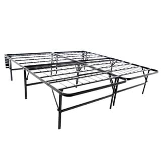 Structures Highrise Foldable Bed Frame & Mattress Foundation- 18-inch Deluxe Height Full-sized