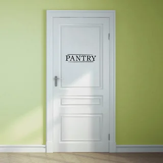 Pantry Wall Decal 18-inch wide x 4.5-inch tall