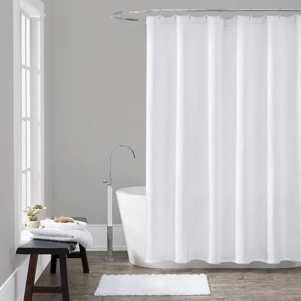 LaMont Home Chevron Shower Curtain - Multiple Sizes Available