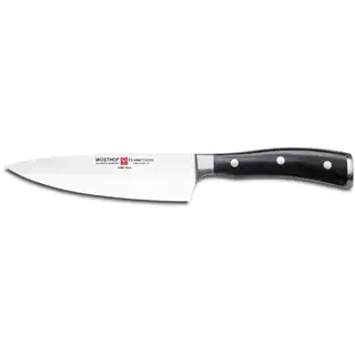 Wusthof Classic Ikon 6-Inch Cook's Knife (Black)