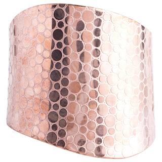 Copper Tone Brass Cuff Bracelet (India)