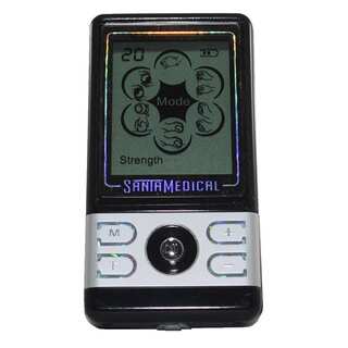 Santamedical PM-120 TENS Unit Electronic Pulse Massager with 6 Modes and Rechargeable Battery