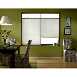 First Rate Blinds Cordless Top-down Bottom-up Cool White Cellular Shades (28 to 28.5 inches wide)