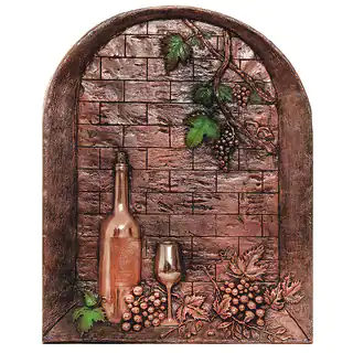 Good Directions Wine Cellar Copper Mural/ Backsplash