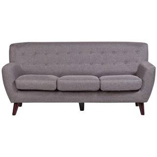 Porter Edie Stone Grey Mid-century Modern Sofa