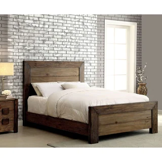 Furniture of America Kailee Rustic Natural Tone Platform Bed