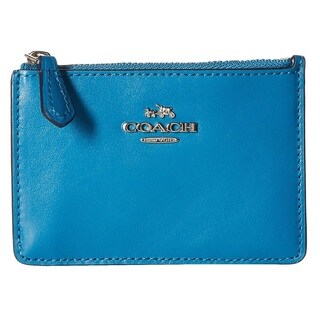 Coach Smooth Leather Mini Skinny Wallet