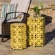 Outdoor Parrish Antique Side Table (Set of 2) by Christopher Knight Home