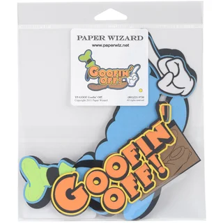 Paper Wizard Die Cut Goofin Off*