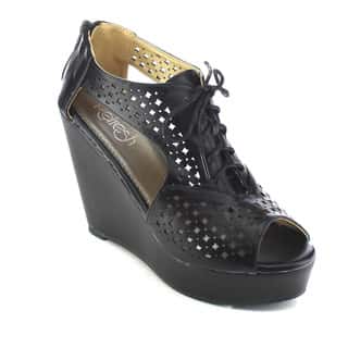 Beston AB29 Women's Perforated Wedges