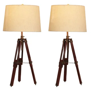 Casa Cortes Surveyor Tripod Table Lamp (Set of 2)