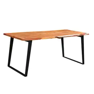Timbergirl solid wood live edge dining table