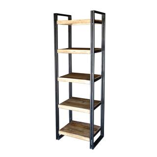 TImbergirl Reclaimed Wood and Metal Bookcase