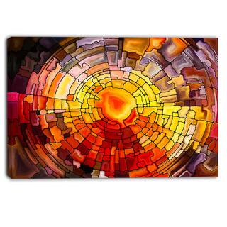 Designart - Return of Stained Glass - Contemporary Canvas Print
