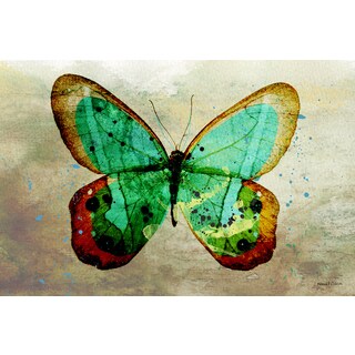 Maxwell Dickson 'Butterfly' Modern Canvas Wall Art