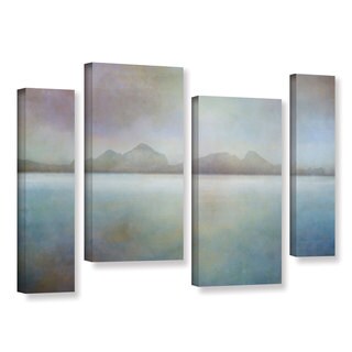 ArtWall Cora Niele's Landscape Iceland Westman, 4 Piece Gallery Wrapped Canvas Staggered Set