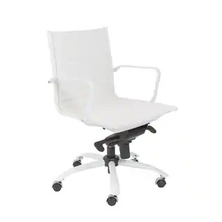 Euro Style White Dirk-PC LB Office Chair