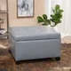 Cortez Faux Leather Storage Ottoman by Christopher Knight Home - Thumbnail 11