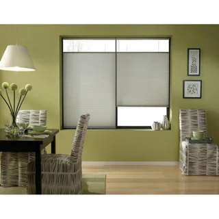 Silver Cordless Top Down Bottom Up 30 to 30.5-inch Wide Cellular Shades