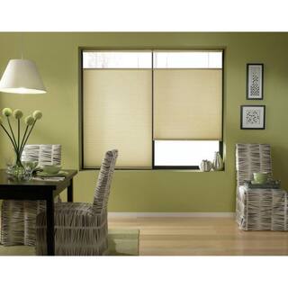 Ivory Beige Cordless Top Down Bottom Up 36 to 36.5-inch Wide Cellular Shades