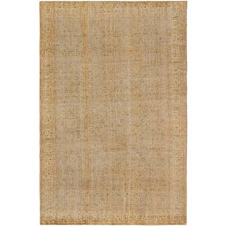 ecarpetgallery Anatolian Sunwash Yellow Wool Rug (6'8 x 10'4)