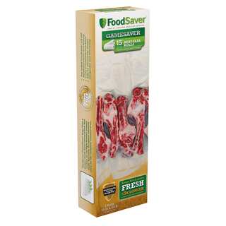 FoodSaver GameSaver Heat-Seal Long Rolls 2 Pack 15in X20ft