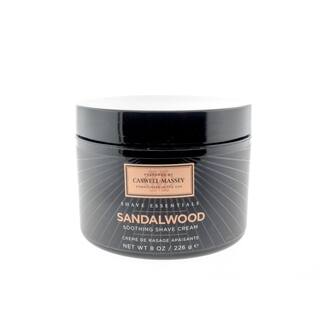 Caswell Massey Sandalwood Soothing Shave Cream - Jar - 8 oz / 226 g