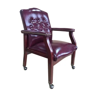 Boss Cambridge Oxblood Guest Chair
