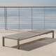Cape Coral Outdoor Aluminum Adjustable Chaise Lounge by Christopher Knight Home - Thumbnail 5