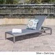 Cape Coral Outdoor Aluminum Adjustable Chaise Lounge by Christopher Knight Home - Thumbnail 2