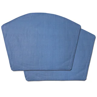 Chambray Restaurant Quality Heavyweight Vinyl Wedge Table Placemats (Set of 2, 4 or 6)