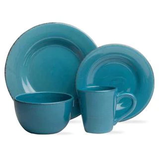 TAG Sonoma Dinnerware Collection Turquoise 16 pc