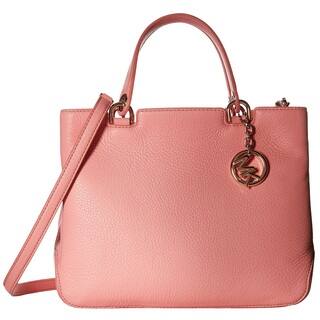 Michael Kors Annabelle Pale Pink Medium Top Zip Tote Handbag