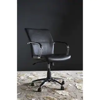 Safavieh Lysette Adjustable Swivel Black Desk Chair