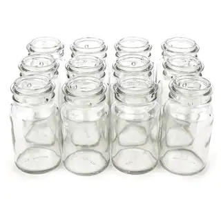 Clear 8-ounce Glass Jar (Case of 12)
