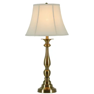 31-inch Metal Table Lamp in Antique Copper Finish