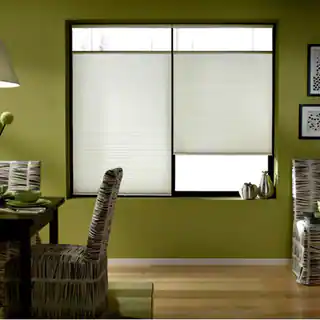 Cordless Top Down Bottom Up Cellular Shades In Cool White (51 to 51.5 Inches Wide)