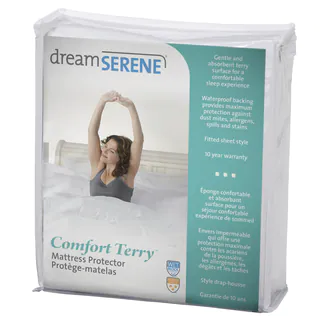 DreamSerene Comfort Terry Mattress Protector