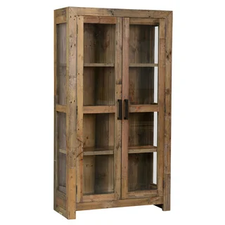 Kosas Home Oscar Natural 2-Door Curio Cabinet