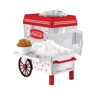 Nostalgia SCM550COKE Coca-Cola Snow Cone Maker and Shaved Ice Storage